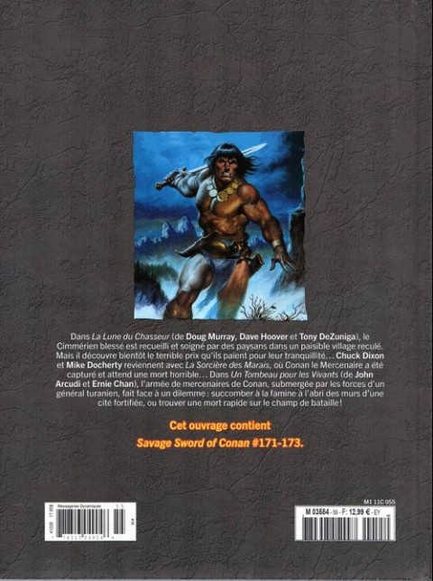 Verso de l'album The Savage Sword of Conan - La Collection Tome 55 La lune du chasseur