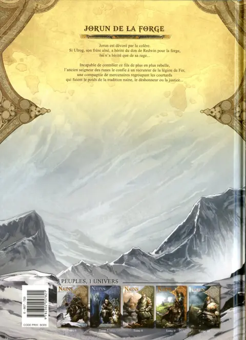 Verso de l'album Nains Tome 6 Jorun de la Forge