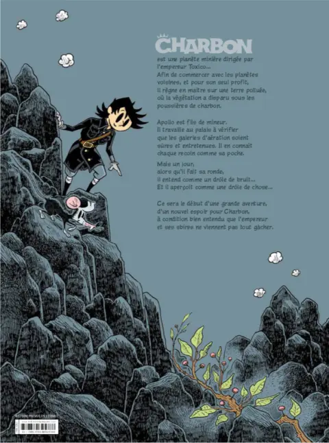 Verso de l'album Charbon 1/2 L'Espoir
