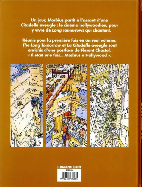 Verso de l'album Moebius œuvres La citadelle aveugle - The long tomorrow