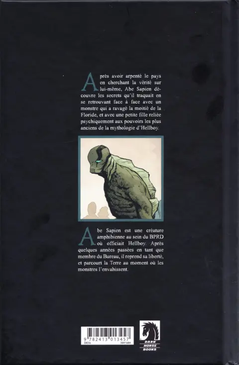 Verso de l'album Abe Sapien Tome 7 Le Brasier secret