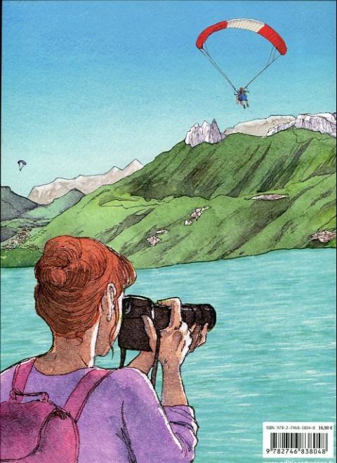 Verso de l'album Annecy Histoires du Lac d'Annecy