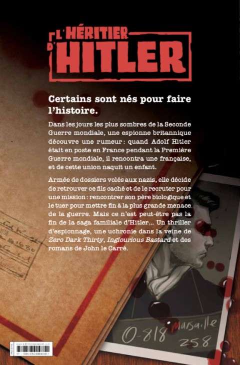 Verso de l'album L'héritier d'Hitler