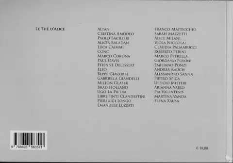 Verso de l'album Le Thé d'Alice