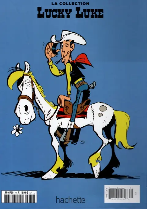Verso de l'album Lucky Luke La collection Tome 79 L'homme de Washington