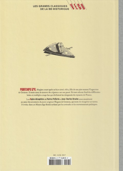 Verso de l'album Les grands Classiques de la BD Historique Vécu - La Collection Tome 98 Les Aigles décapitées - Tome III : Les éperons d'or
