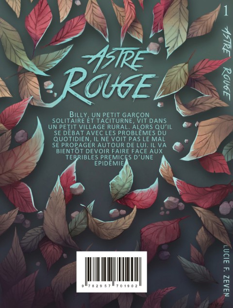 Verso de l'album Astre Rouge #1