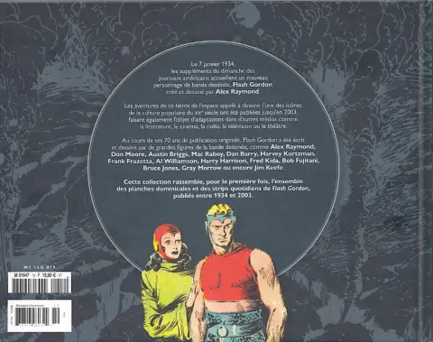Verso de l'album Flash Gordon Tome 19 1975-1978