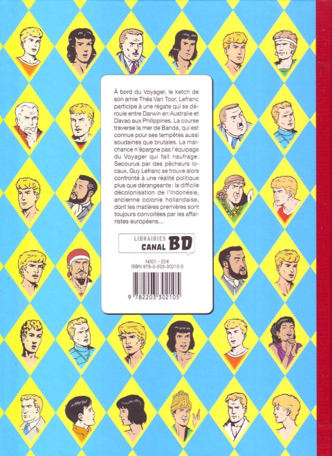 Verso de l'album Lefranc Tome 36 La Régate