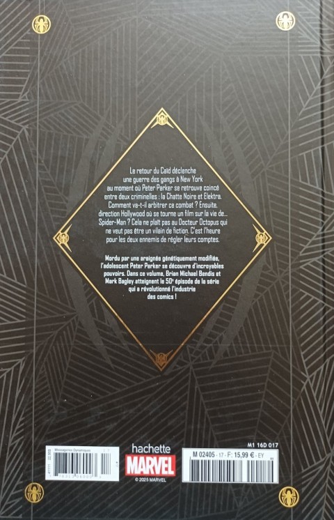 Verso de l'album Marvel Ultimate 17 Spider-Man - Hollywood
