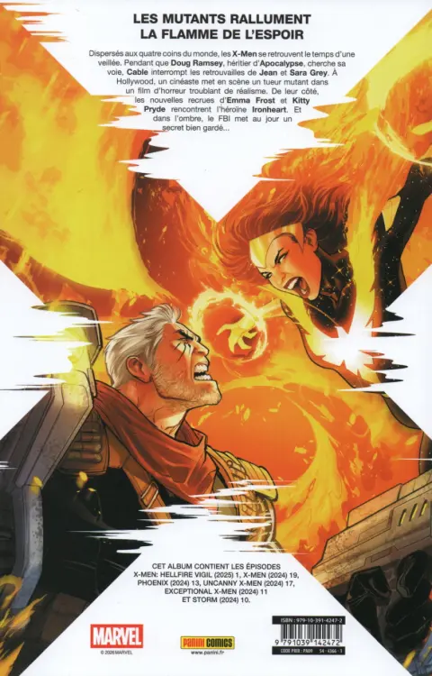 Verso de l'album X-Men 26