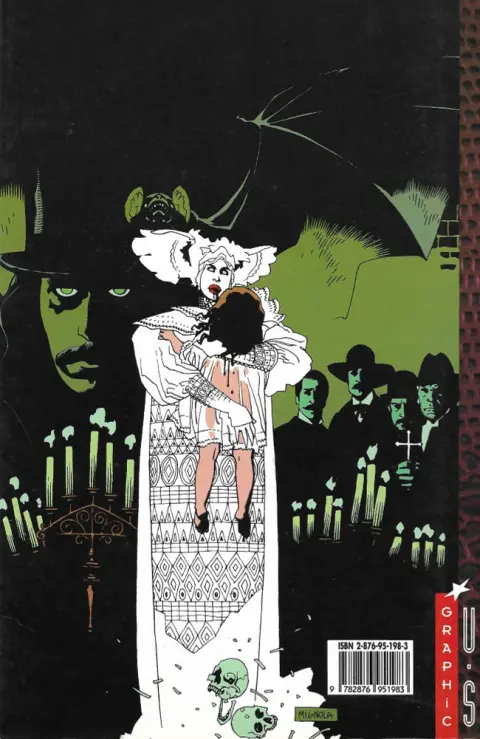 Verso de l'album Dracula