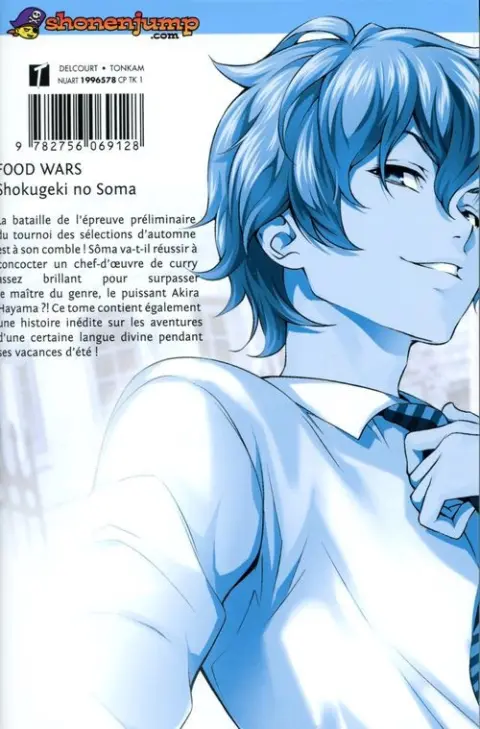 Verso de l'album Food Wars ! 8