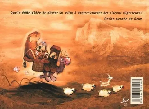 Verso de l'album Genz Gys Khan au pays du vent Tome 5 Tombés du ciel