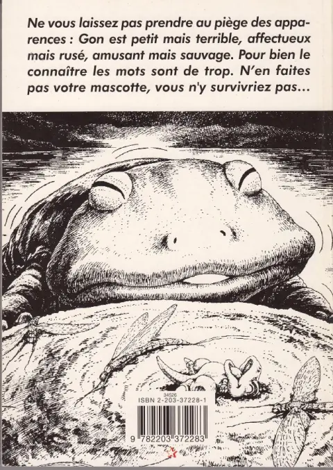 Verso de l'album Gon 5