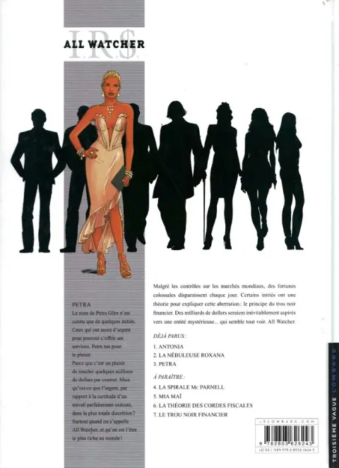 Verso de l'album I.R.$. - All Watcher Tome 3 Petra