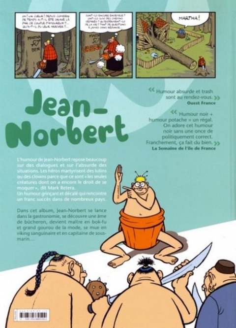 Verso de l'album Jean-Norbert Tome 4