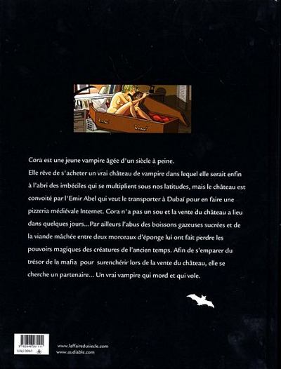 Verso de l'album L'Affaire du siècle Tome 1 Château de vampire à vendre