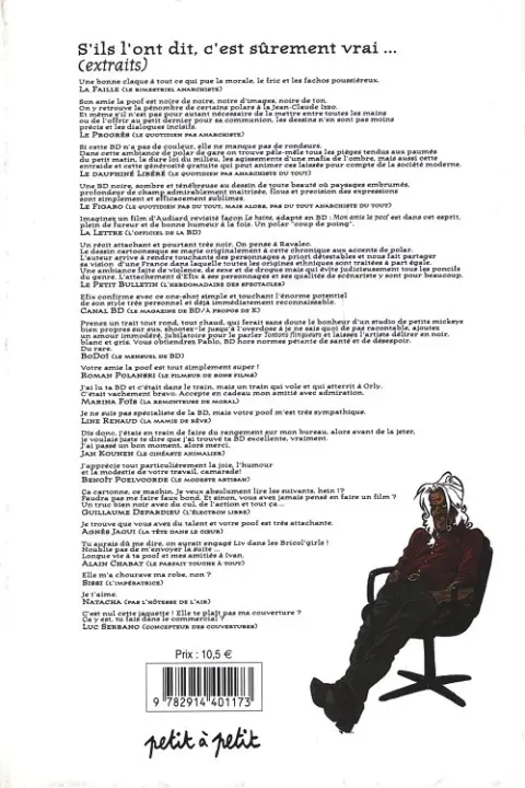 Verso de l'album Mon amie la poof Tome 2 Pablo