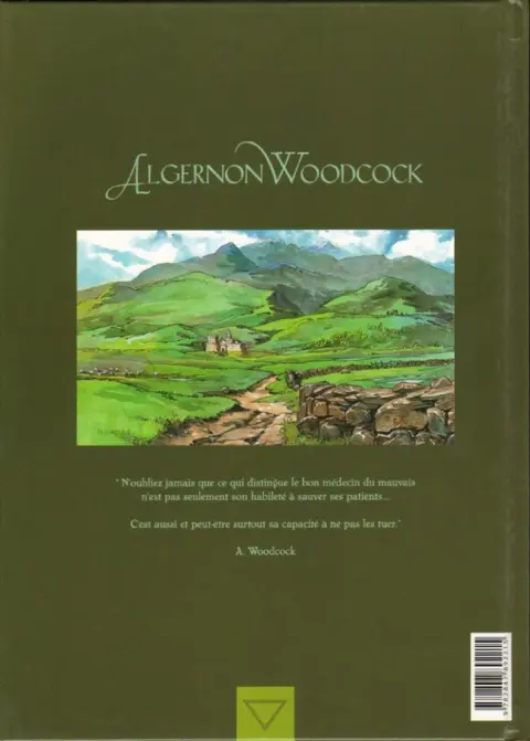 Verso de l'album Algernon Woodcock Tome 3 Sept cœurs d'Arran - Première partie