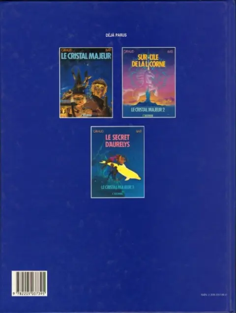 Verso de l'album Altor Tome 3 Le secret d'Aurelys
