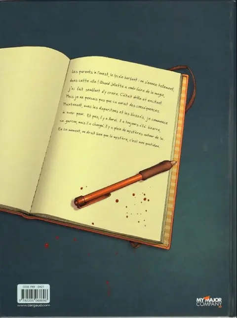 Verso de l'album Pleine lune Tome 1 Je ne veux pas te faire de mal