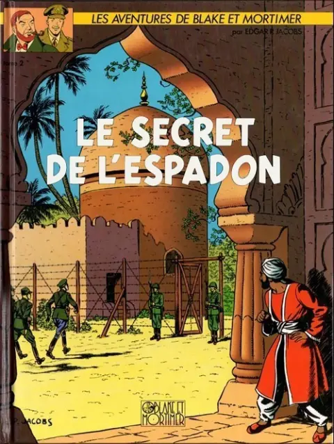 Couverture de l'album Blake et Mortimer Tome 2 Le Secret de l'Espadon