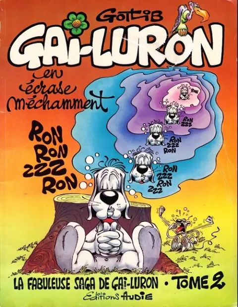 Couverture de l'album Gai-Luron Tome 2 Gai-Luron en écrase méchamment