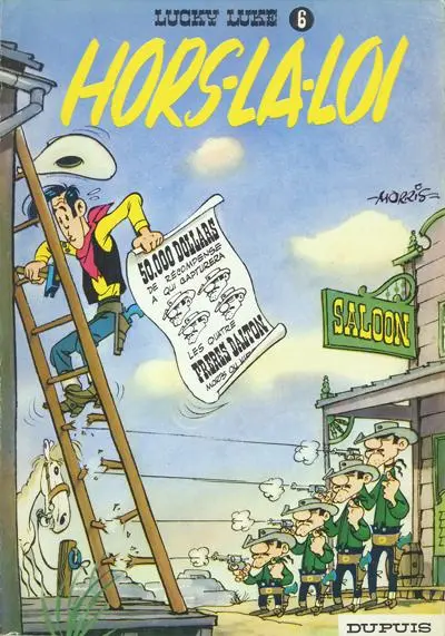 Couverture de l'album Lucky Luke Tome 6 Hors-la-loi