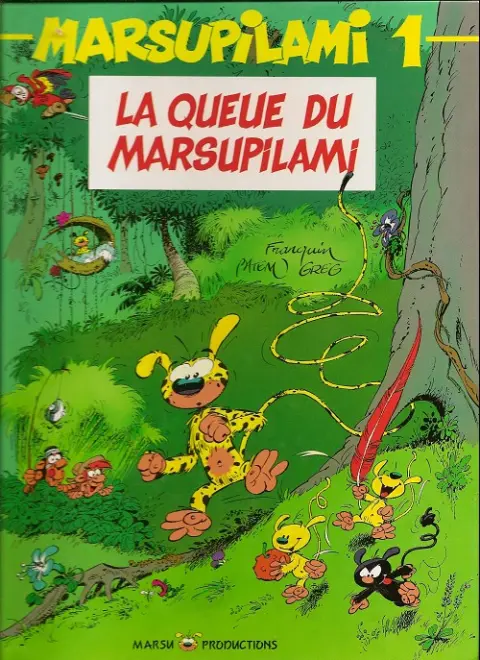 Couverture de l'album Marsupilami Tome 1 La queue du marsupilami