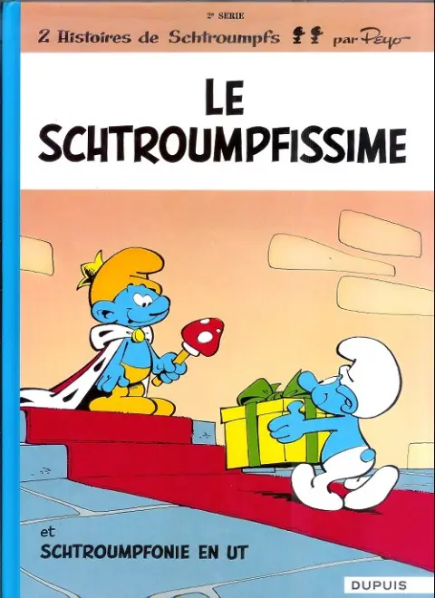 Couverture de l'album Les Schtroumpfs Tome 2 Le Schtroumpfissime (+ Schtroumpfonie en ut)