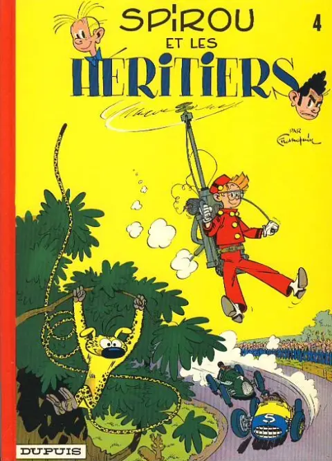 Couverture de l'album Spirou et Fantasio Tome 4 Spirou et les héritiers