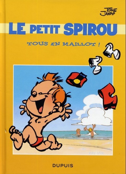 Couverture de l'album Le Petit Spirou Albums publicitaires pour Total Tous en maillot !