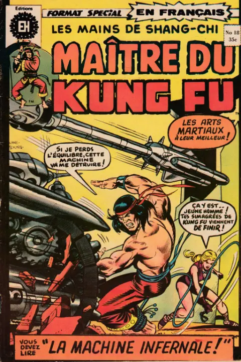 Les Mains de Shang-Chi, maître du Kung-Fu N° 18 L'attaque sur une mer en furie