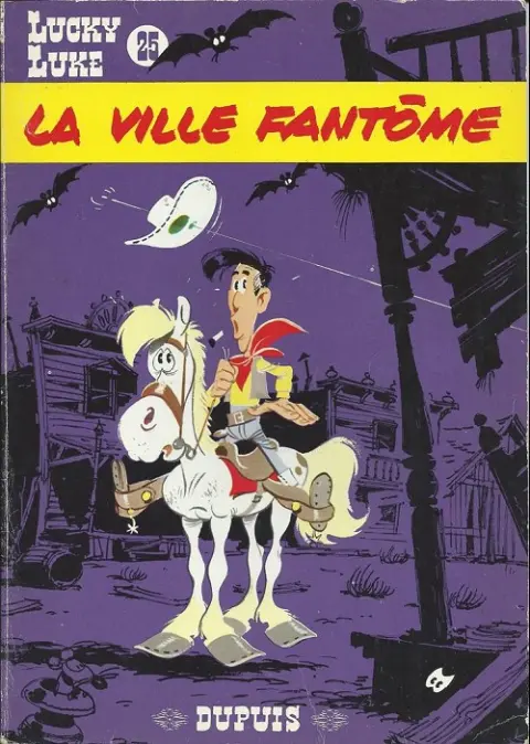 Couverture de l'album Lucky Luke Tome 25 La ville fantôme