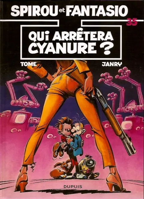 Couverture de l'album Spirou et Fantasio Tome 35 Qui arrêtera cyanure ?