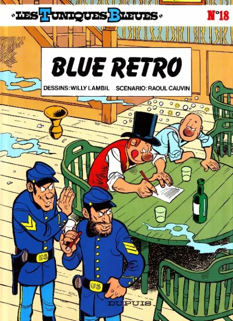 Couverture de l'album Les Tuniques Bleues Tome 18 Blue rétro