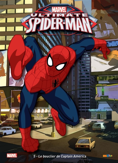 Couverture de l'album Ultimate Spider-Man Tome 5 Le bouclier de Captain America
