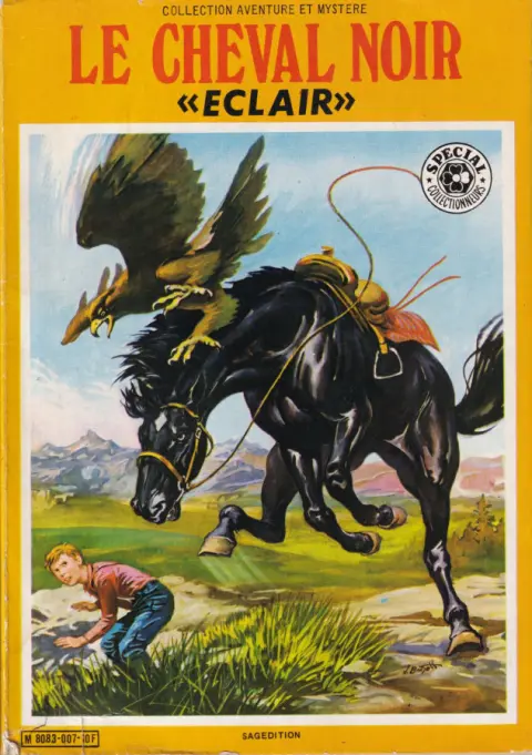 Éclair le cheval noir Spécial collectionneurs