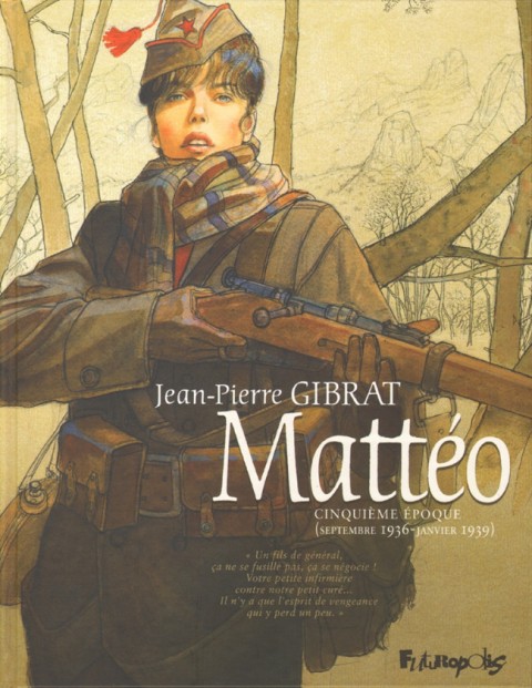 Couverture de l'album Mattéo Cinquième époque (septembre 1936-janvier 1939)
