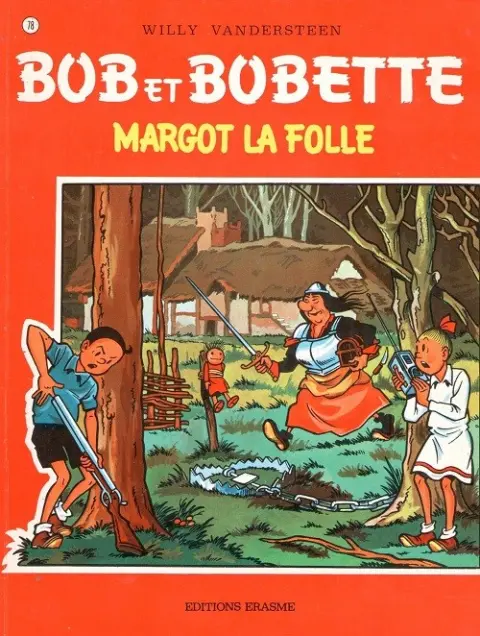 Couverture de l'album Bob et Bobette Tome 78 Margot la folle