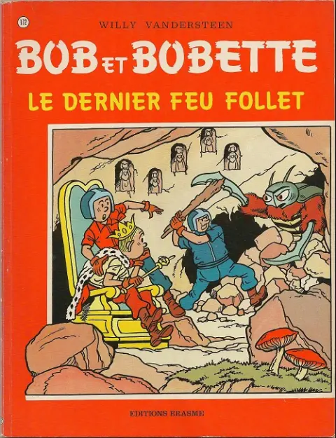 Couverture de l'album Bob et Bobette Tome 172 Le dernier feu follet