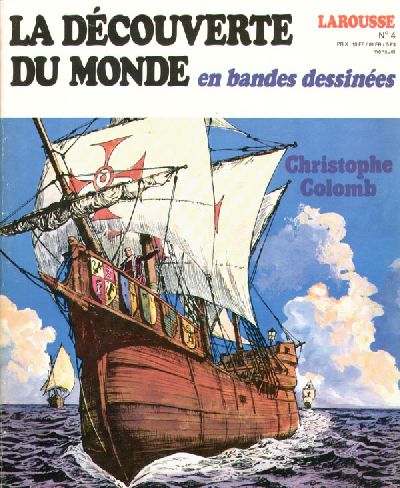Couverture de l'album La Découverte du monde en bandes dessinées Tome 4 Christophe Colomb