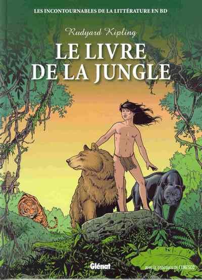 Couverture de l'album Les Incontournables de la littérature en BD Tome 5 Le Livre de la jungle