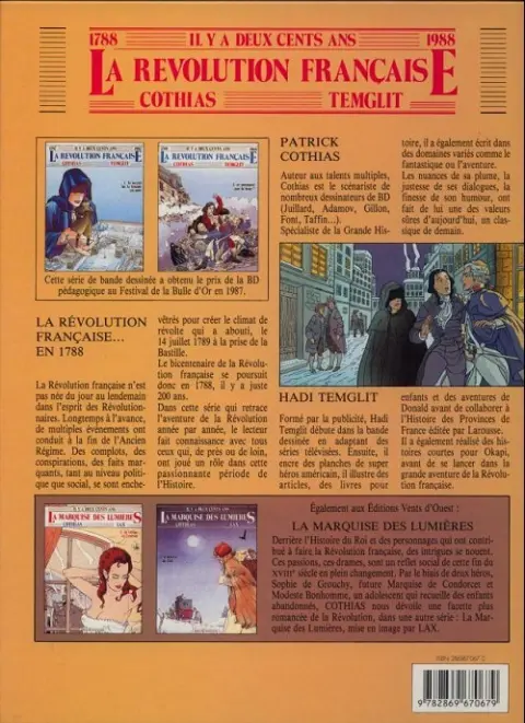 Verso de l'album La Révolution française Tome 2 Et pourquoi pas la lune?