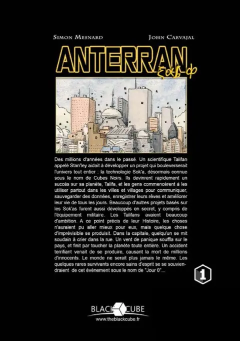 Verso de l'album Anterran Tome 1 Day 0