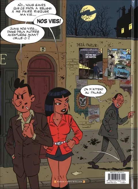 Verso de l'album Une aventure de Simon Nian Tome 3 L'Exposition Maudite