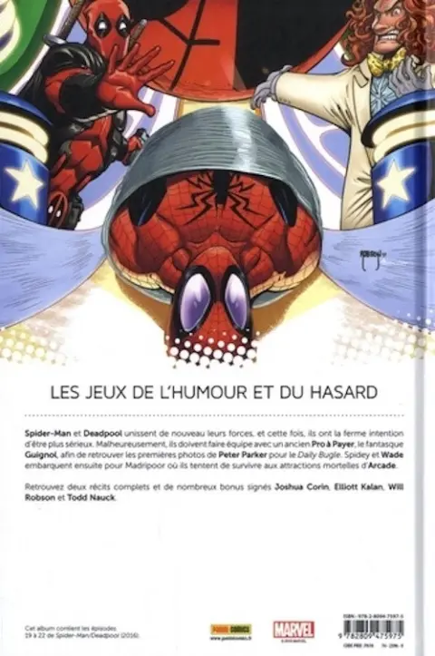 Verso de l'album Spider-Man/Deadpool Tome 4 Pas de quoi rire