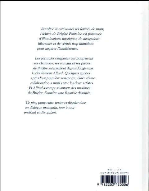 Verso de l'album Boulevard des SMS