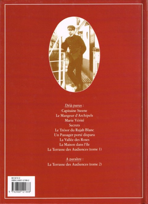 Verso de l'album Théodore Poussin Tome 9 La Terrasse des Audiences - Tome 1